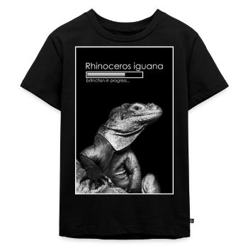 Extinction in progress - Kids Premium Organic T-Shirt - black - Front - Mikhail (115cm)