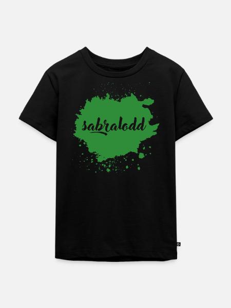 sabbralodd - franconian slang - Kinder Premium Bio T-Shirt - Schwarz