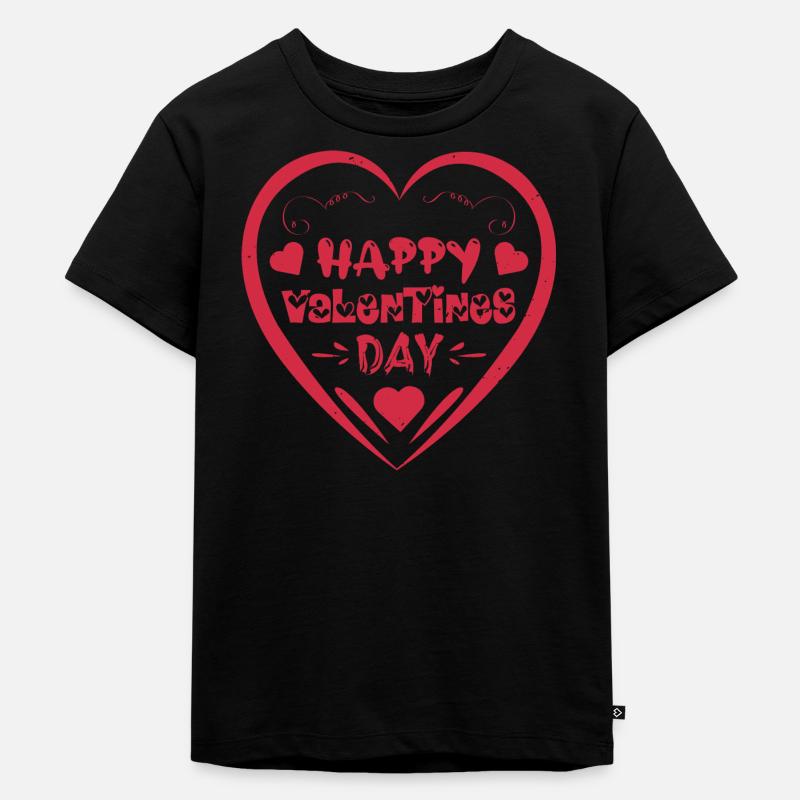 JOYEUSE SAINT-VALENTIN - T-shirt Premium bio Enfant - noir