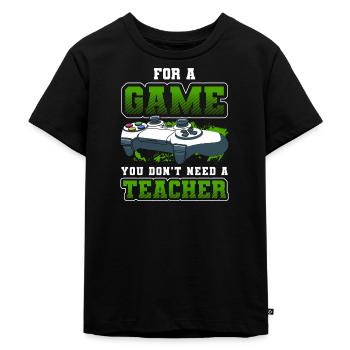 Ordinateur PC Nerd - T-shirt Premium bio Enfant - noir - Devant - Mikhail (115cm)