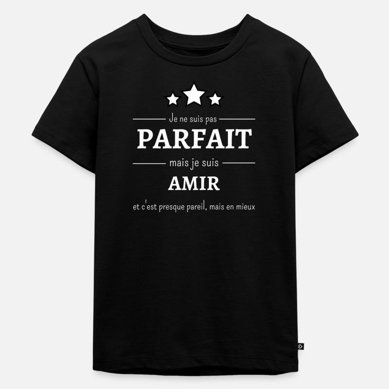 Amélioré : Amir, presque parfait ! - T-shirt Premium bio Enfant - noir