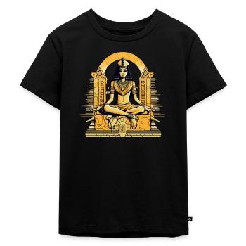 Die Sphinx Nr. 4 - Kinder Premium Bio T-Shirt - Schwarz - Vorne - Mikhail (115cm)