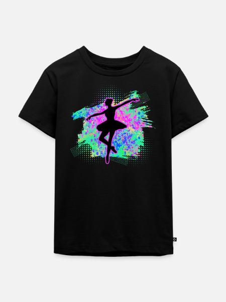 Tanzen - Kinder Premium Bio T-Shirt - Schwarz