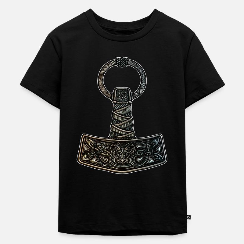 Mjölnir - Kinder Premium Bio T-Shirt - Schwarz