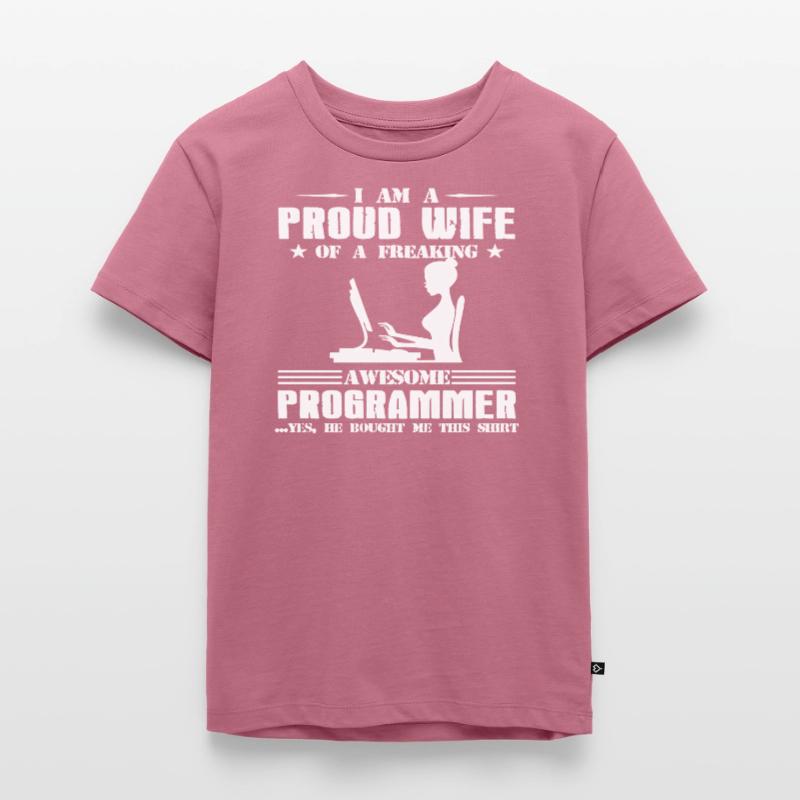 Programmer Wife Code Computer The Gift Kids Premium Organic T-Shirt