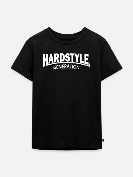Hardstyle Generation - Kinder Premium Bio T-Shirt - Schwarz