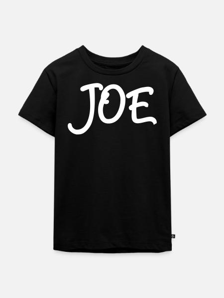 Joe - Kinder Premium Bio T-Shirt - Schwarz