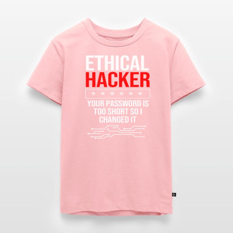 Cybersecurity Cyber Programmer Hacker Kids Premium Organic T-Shirt