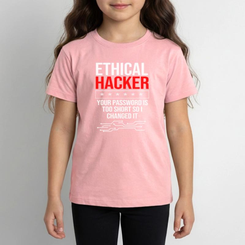 Cybersecurity Cyber Programmer Hacker Kids Premium Organic T-Shirt