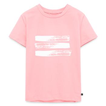 Three brush strips - Kids Premium Organic T-Shirt - rose - Front - AI Model Kid Female (0cm)