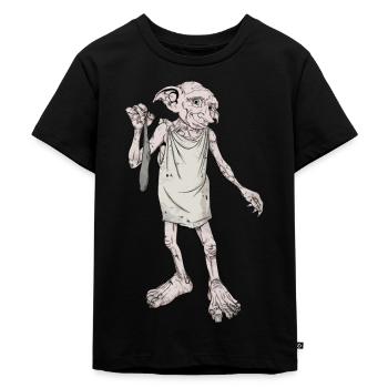 Harry Potter Dobbys Geschenk - Kinder Premium Bio T-Shirt - Schwarz - Vorne - Mikhail (115cm)