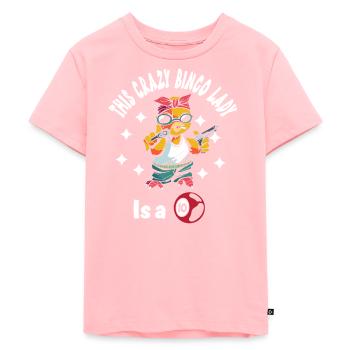 Bingo - Kids Premium Organic T-Shirt - rose - Front - AI Model Kid Female (0cm)