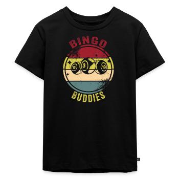 Bingo - Kids Premium Organic T-Shirt - black - Front - Mikhail (115cm)
