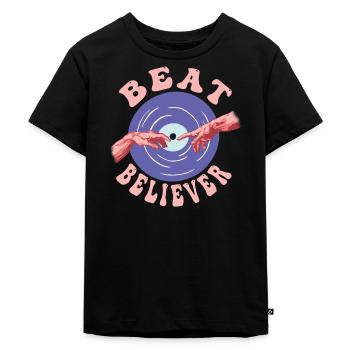 Fête - T-shirt Premium bio Enfant - noir - Devant - Mikhail (115cm)