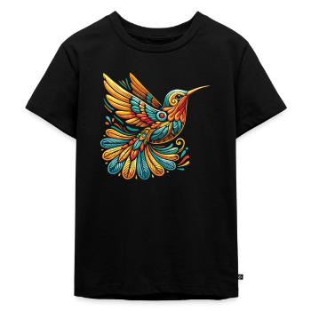 Exotic - Kids Premium Organic T-Shirt - black - Front - Mikhail (115cm)