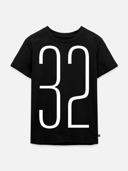 32 - Kinder Premium Bio T-Shirt - Schwarz