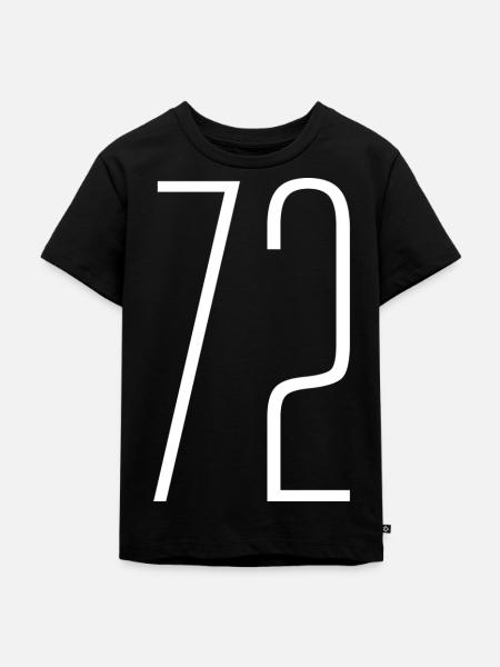 72 - Kinder Premium Bio T-Shirt - Schwarz