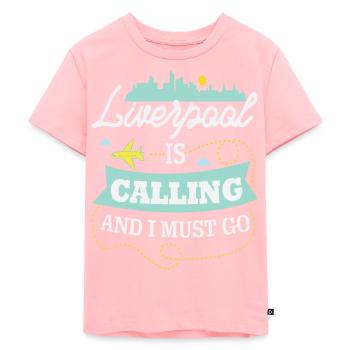 Liverpool - Kinder Premium Bio T-Shirt - Rosa - Vorne - AI Model Kid Female (0cm)