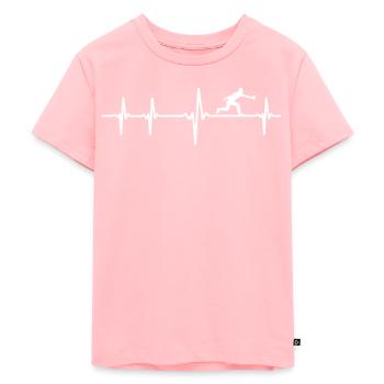 Tennis de table - T-shirt Premium bio Enfant - rose - Devant - AI Model Kid Female (0cm)