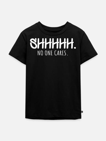 lustiger Spruch lustige sprüche - Kinder Premium Bio T-Shirt - Schwarz