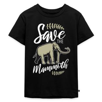 Mammut - Kinder Premium Bio T-Shirt - Schwarz - Vorne - Mikhail (115cm)