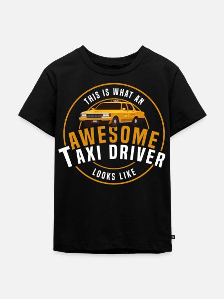 taxi - Kids Premium Organic T-Shirt - black