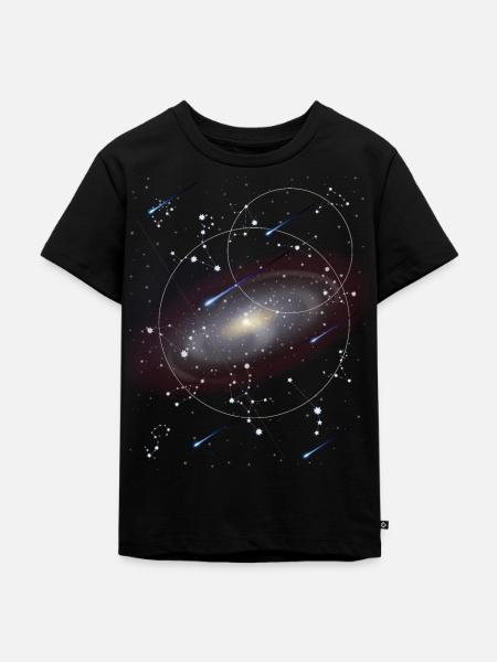 Astronomie - Kinder Premium Bio T-Shirt - Schwarz