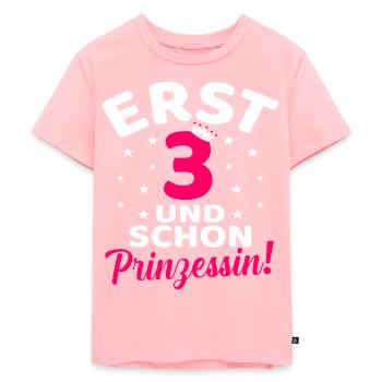 3. Geburtstag - Kinder Premium Bio T-Shirt - Rosa - Vorne - AI Model Kid Female (0cm)