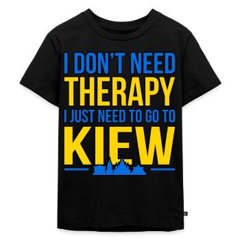 Ukraine Kiev - T-shirt Premium bio Enfant - noir - Devant - Mikhail (115cm)