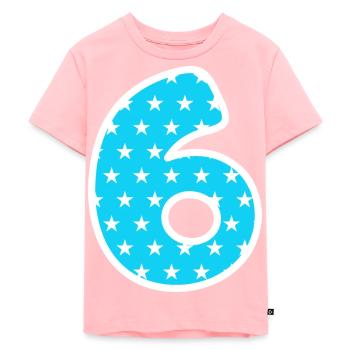 6 - Kids Premium Organic T-Shirt - rose - Front - AI Model Kid Female (0cm)