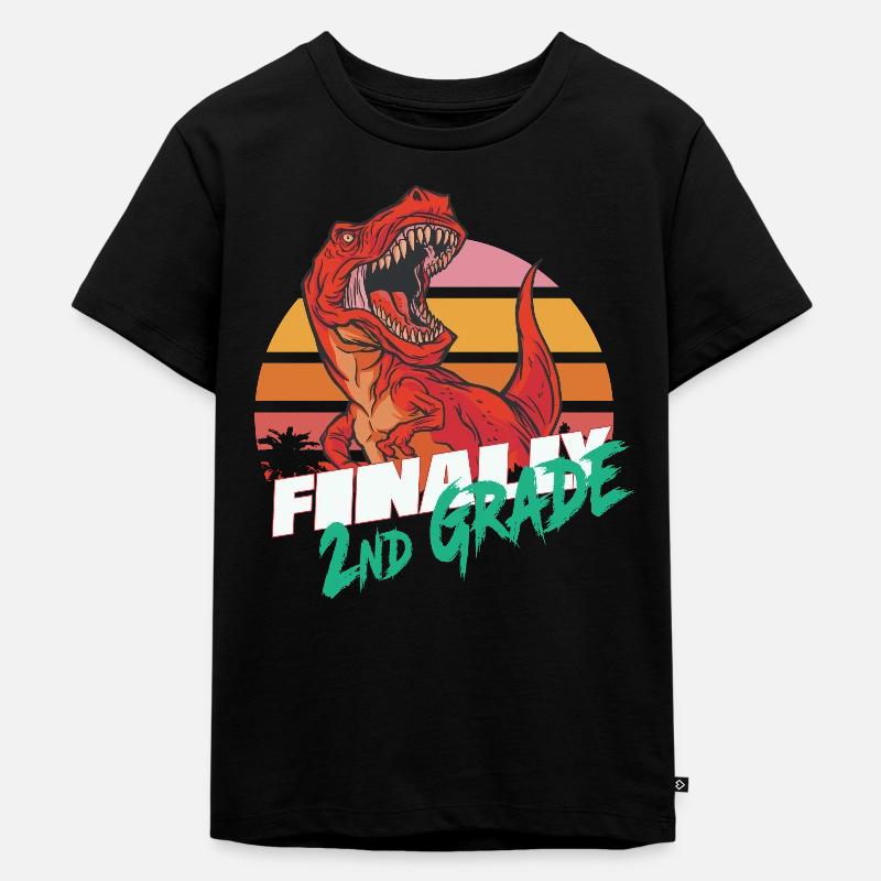Schließlich 2. Klasse, Zweitklässler - Kinder Premium Bio T-Shirt - Schwarz