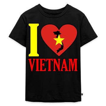 Vietnam - T-shirt Premium bio Enfant - noir - Devant - Mikhail (115cm)