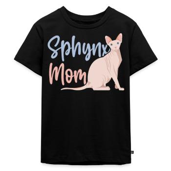 Sphynx Cat Owner - Kids Premium Organic T-Shirt - black - Front - Mikhail (115cm)
