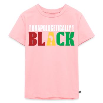 Unexcused Black History African American - Kids Premium Organic T-Shirt - rose - Front - AI Model Kid Female (0cm)