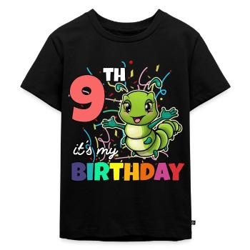 Chenille - T-shirt Premium bio Enfant - noir - Devant - Mikhail (115cm)