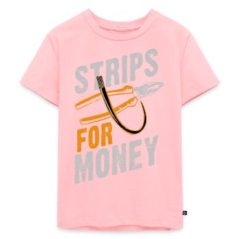 Powerline Elektrik Vatertag Elektriker Gif - Kinder Premium Bio T-Shirt - Rosa - Vorne - AI Model Kid Female (0cm)