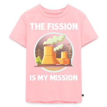Kernenergie Spruch für Kernenergie - Kinder Premium Bio T-Shirt - Rosa - Vorne - AI Model Kid Female (0cm)
