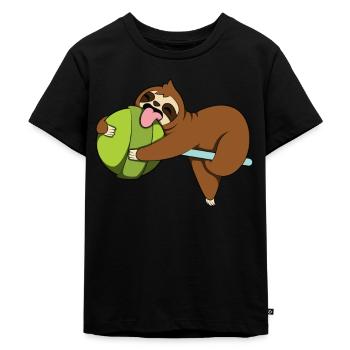Lollipop Candy Gift - Kids Premium Organic T-Shirt - black - Front - Mikhail (115cm)