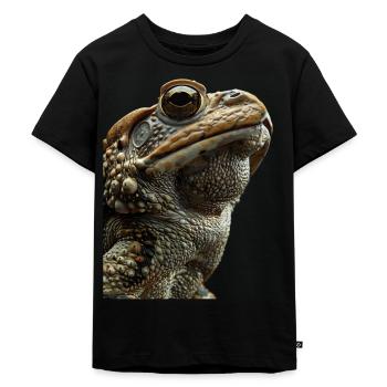 Toad - Kids Premium Organic T-Shirt - black - Front - Mikhail (115cm)