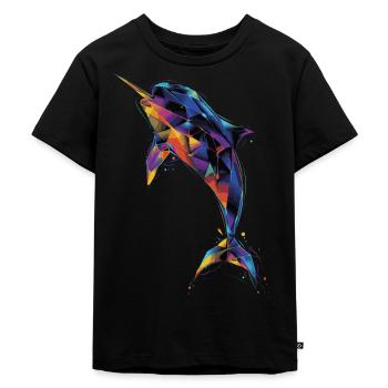 Narval - T-shirt Premium bio Enfant - noir - Devant - Mikhail (115cm)