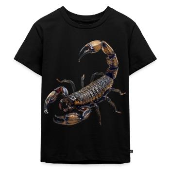 Skorpion - Kinder Premium Bio T-Shirt - Schwarz - Vorne - Mikhail (115cm)