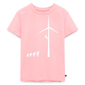 Éolienne mécaniciens système électronicien éolien - T-shirt Premium bio Enfant - rose - Devant - AI Model Kid Female (0cm)