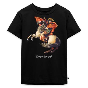 Napoleon Bonaparte - Kids Premium Organic T-Shirt - black - Front - Mikhail (115cm)