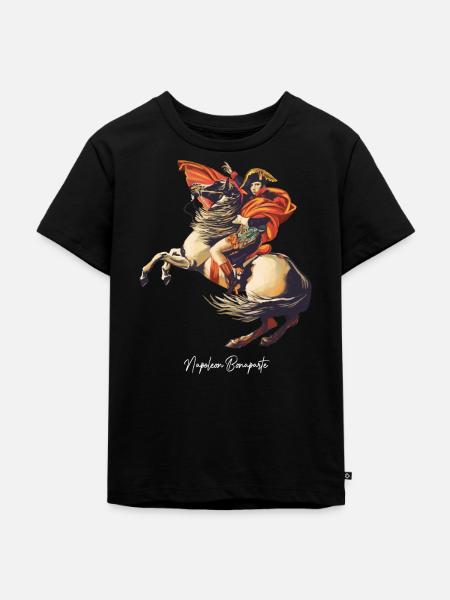 Napoleon Bonaparte - Kinder Premium Bio T-Shirt - Schwarz