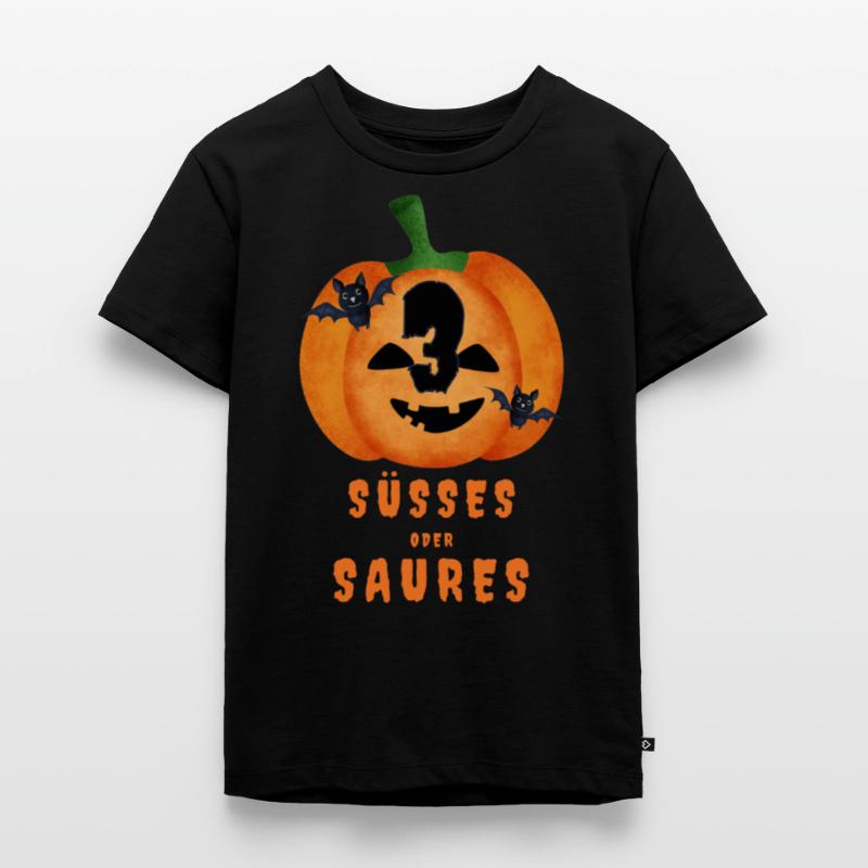 Suesses oder saures Geburtstagsshirt 3 Geburtstag Kinder Premium Bio T-Shirt