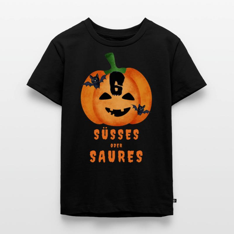Suesses oder saures Geburtstagsshirt 6 Geburtstag Kinder Premium Bio T-Shirt