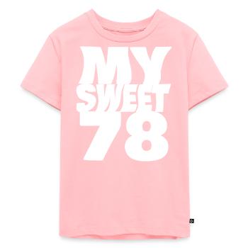 Sweet 78 - Kinder Premium Bio T-Shirt - Rosa - Vorne - AI Model Kid Female (0cm)