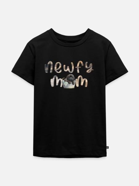 Neufundländer - Kinder Premium Bio T-Shirt - Schwarz