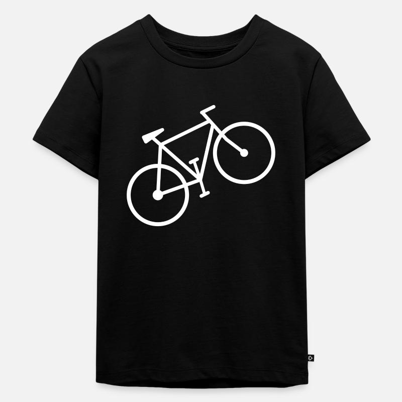 Fahrrad design - Kinder Premium Bio T-Shirt - Schwarz