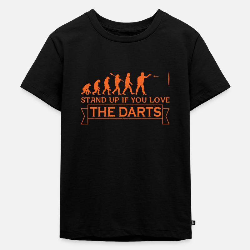 fléchettes fléchettes Dart Evolution Monkey au dard - T-shirt Premium bio Enfant - noir